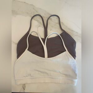 Lululemon 2 pack flow y sports bras
Size 8